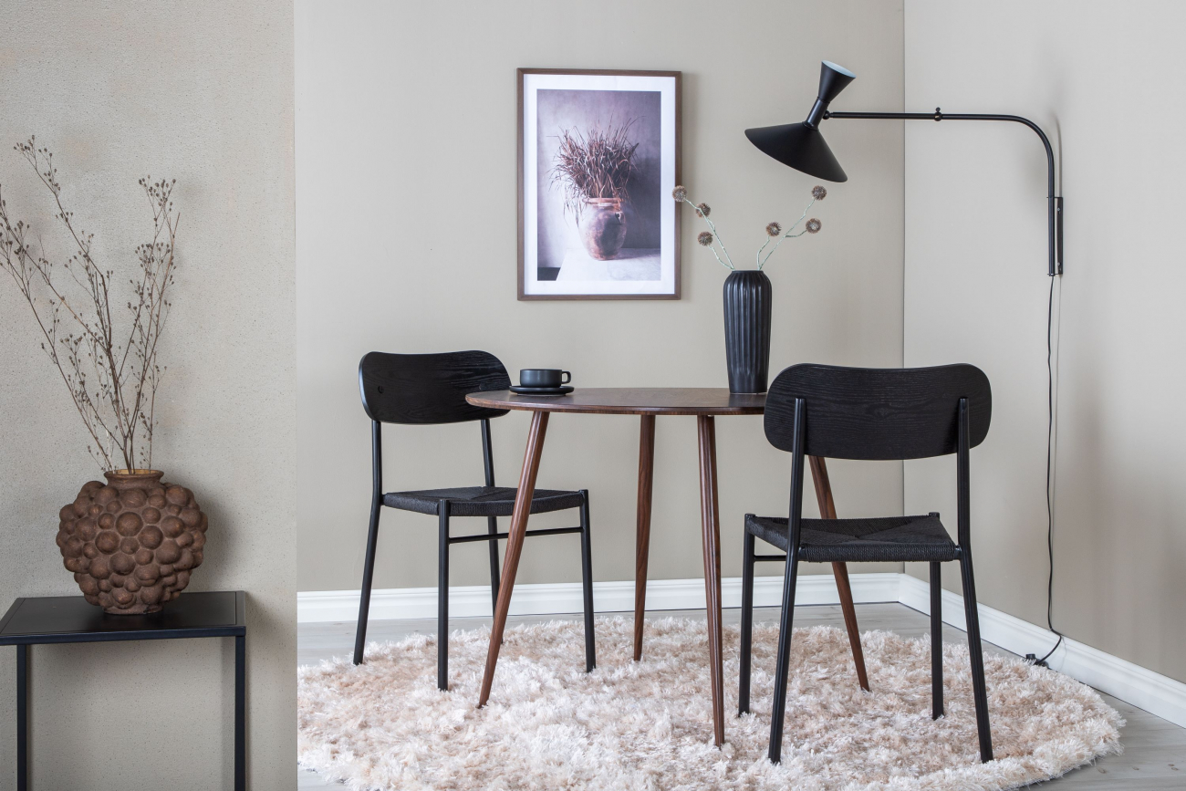 Étkezőasztal 'Uddevalla' Kerek 100cm - Dió