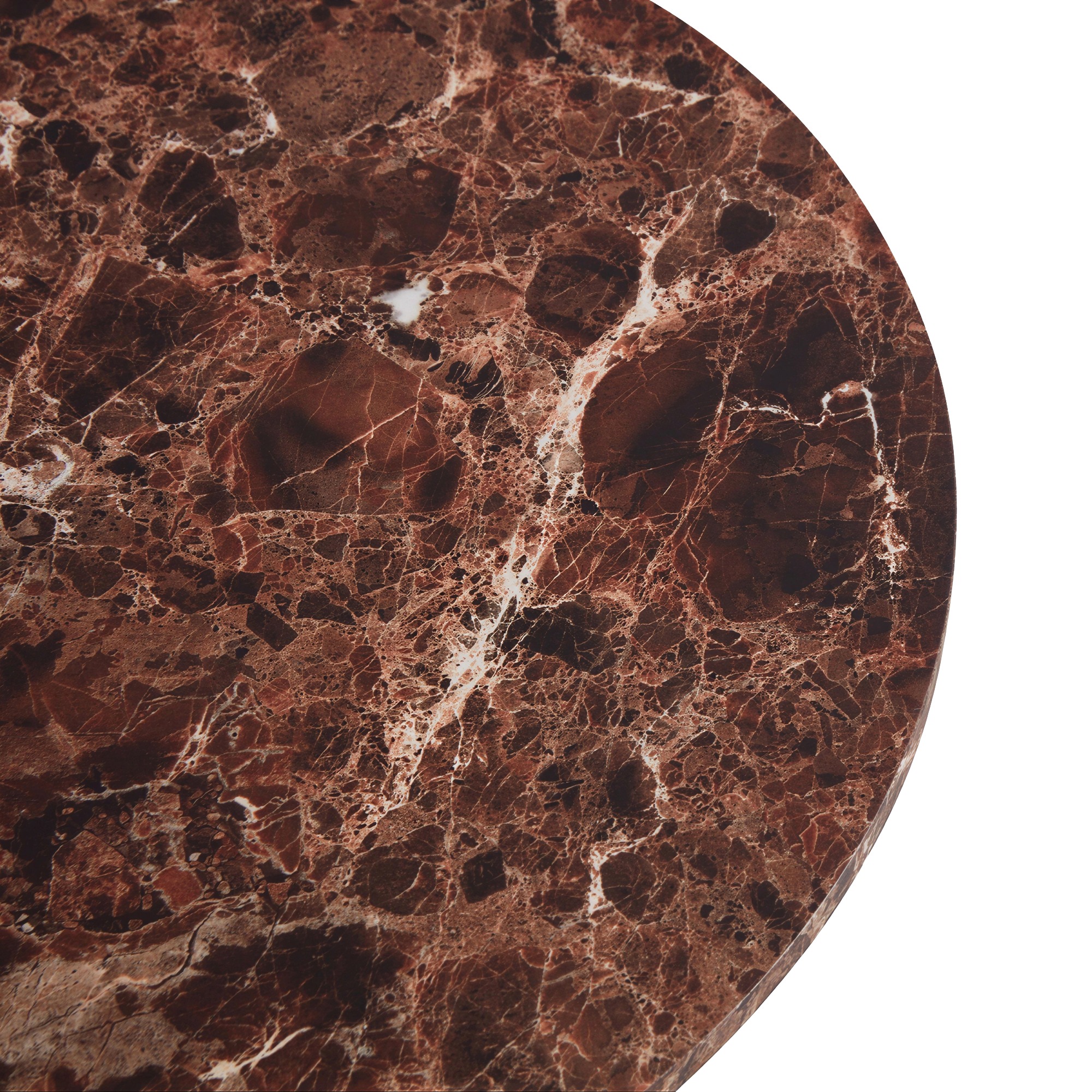 Marble doh&aacute;nyz&oacute;asztal S - Barna