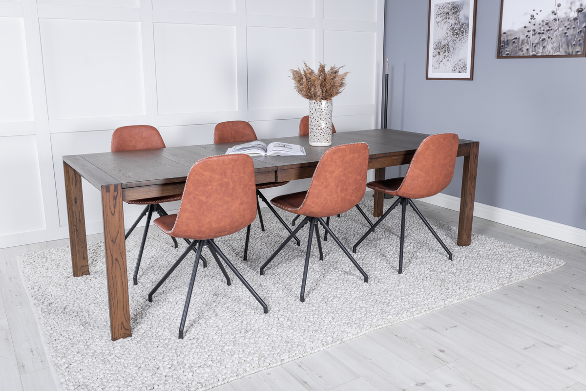 Eidsberg szék Spin - Barna/Fekete