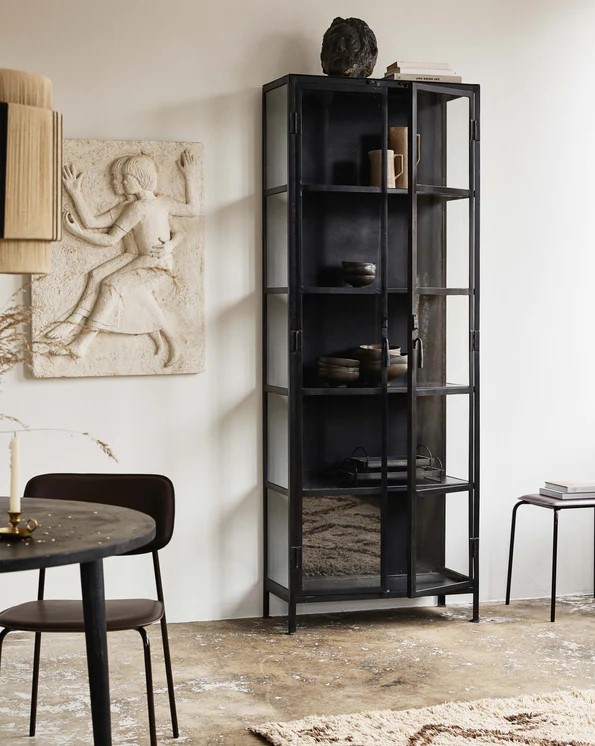 Phoenix gardróbszekrény - Üveg/Fém