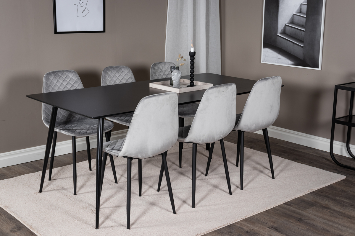 Eidsberg szék Gyémánt - Szürke/Fekete