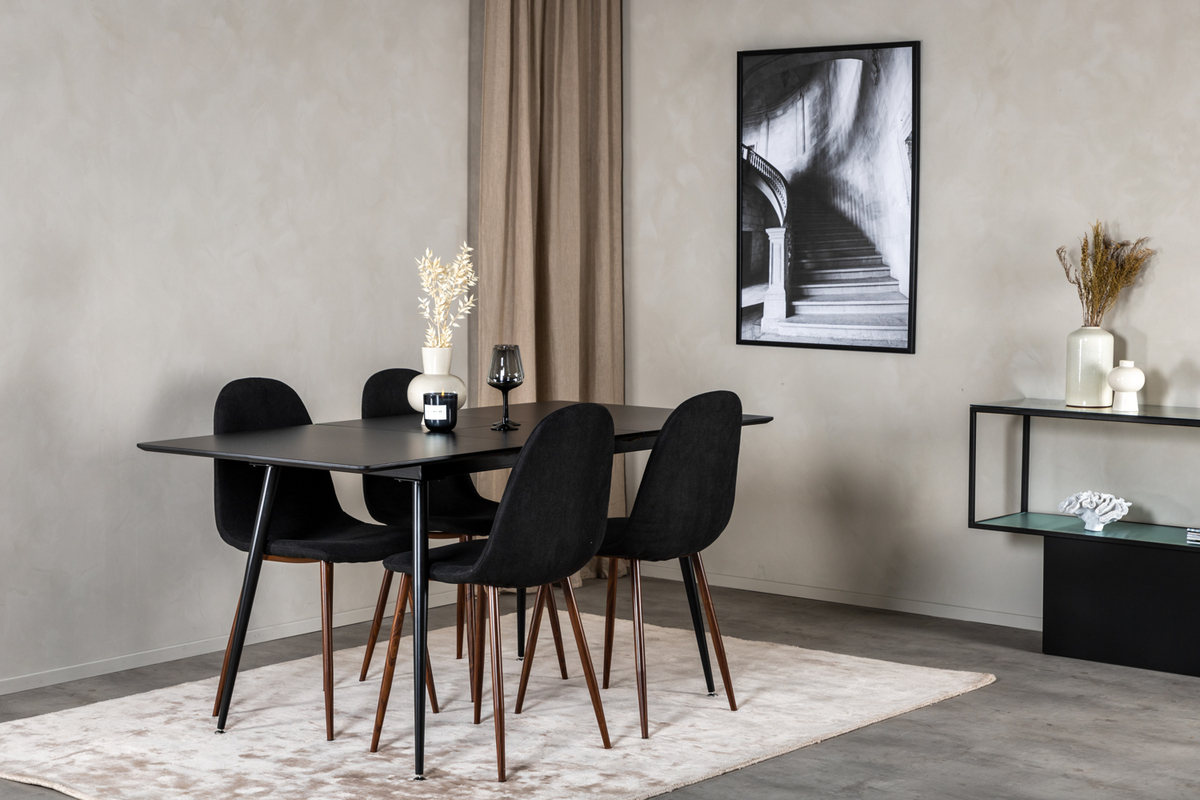 Szék 'Eidsberg' - Fekete/Dió