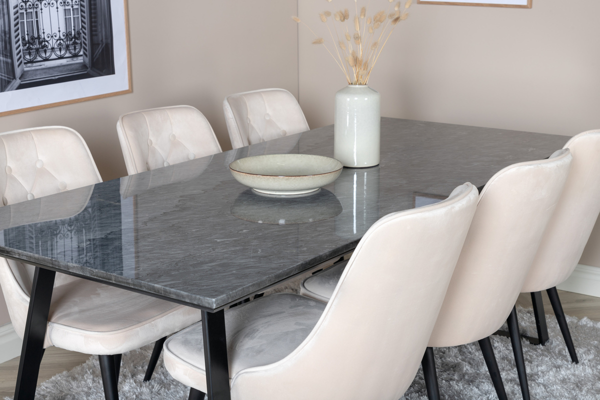 Szék 'Elverum Deluxe' - Bézs/Fekete