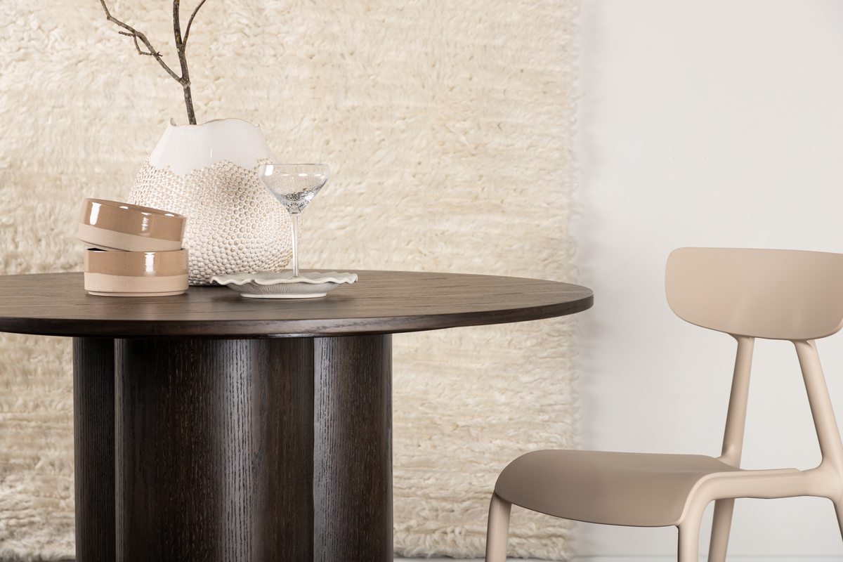 Orsa étkezőasztal Kerek 110cm - Velúr