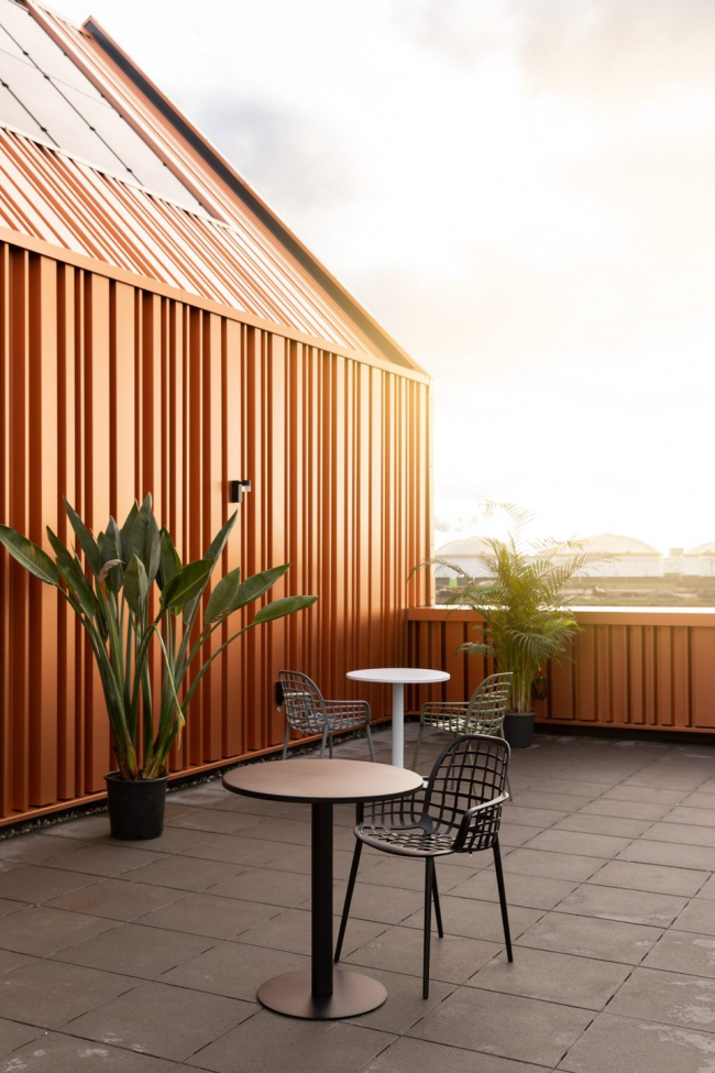 Bistro asztal 'Maze' Kerek 70cm - Fekete