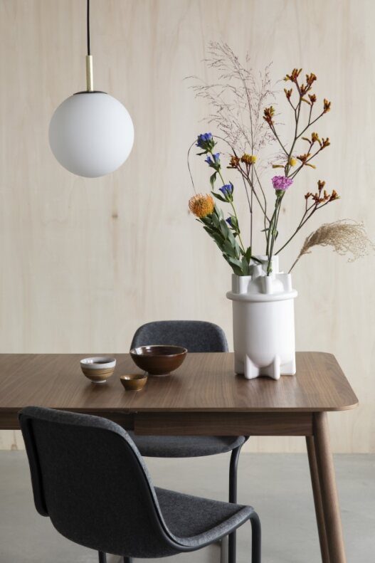 Asztal 'Glimpse' 120-162x80cm - Természetes