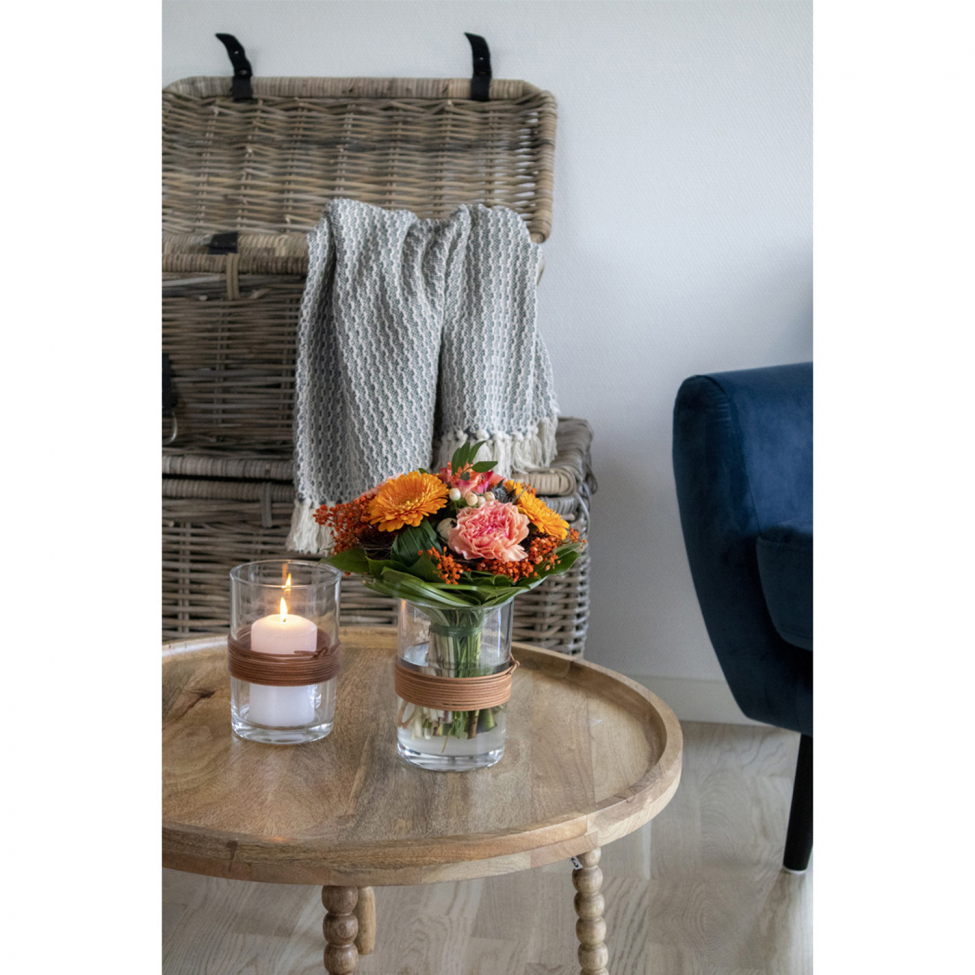 Kávézóasztal 'Jammu' - Természetes/Fa