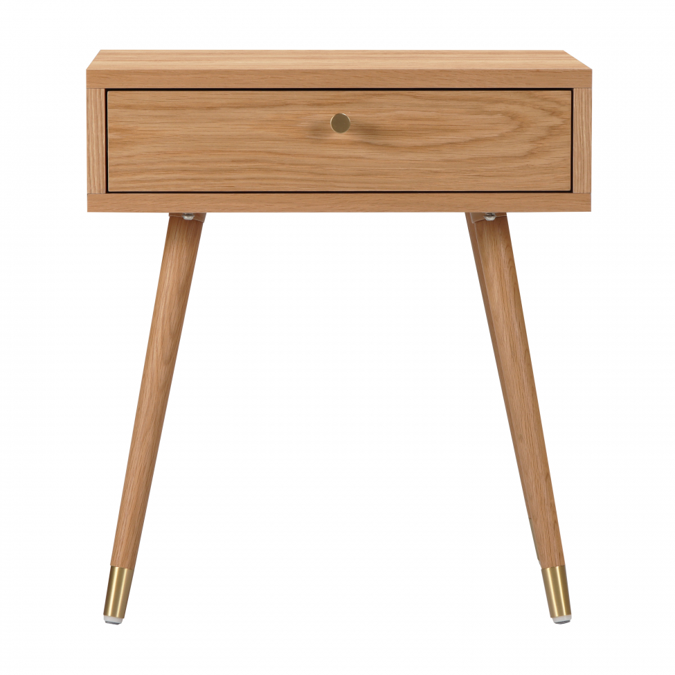 Prime éjjeliszekrény - Tölgy/Brassó