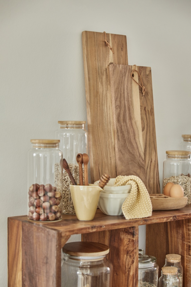 Oldalasztal 'Unique' - Természetes