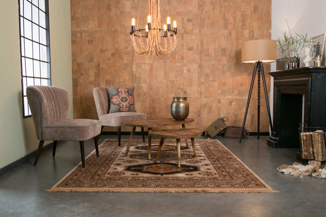 Kávézóasztal 'Sham' 2set - Természetes