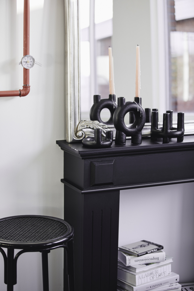 Gyertya 'OJA' - Fekete