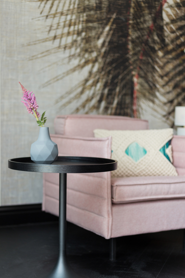 Oldalsó asztal 'Jason' - Fekete