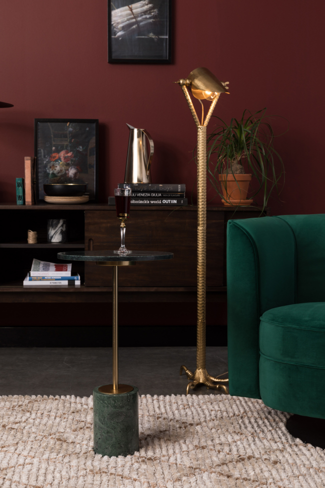 Oldalsó asztal 'Gunnar' - Zöld