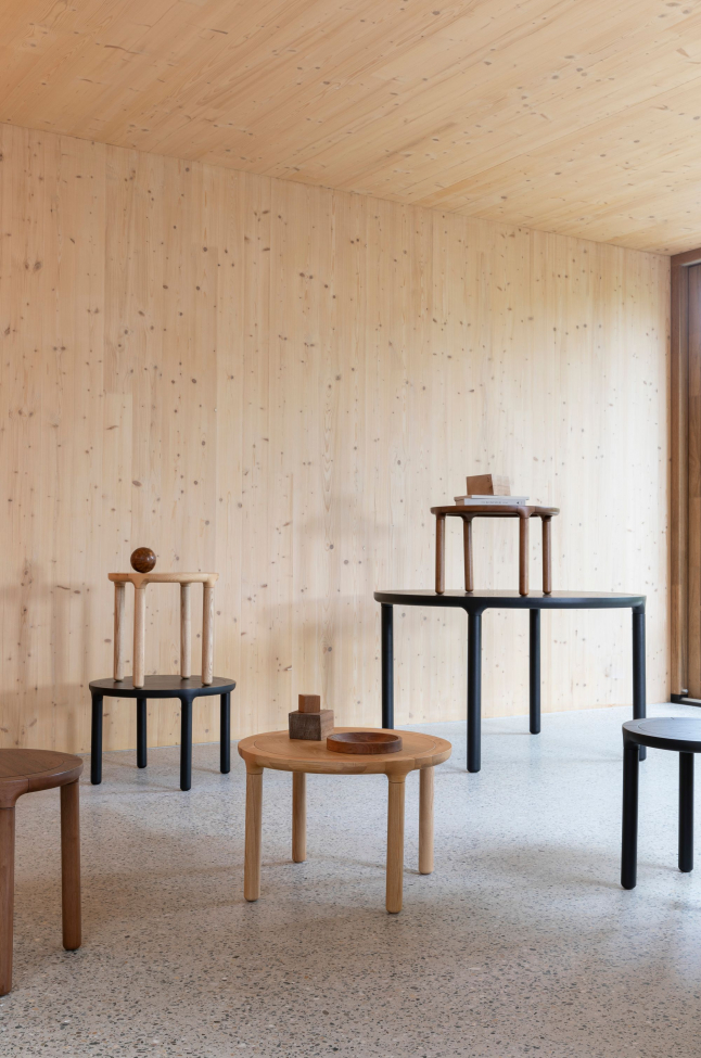 Storm' oldalsó asztal - Természetes