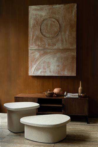 Veda oldalsó asztal 35cm - Bézs