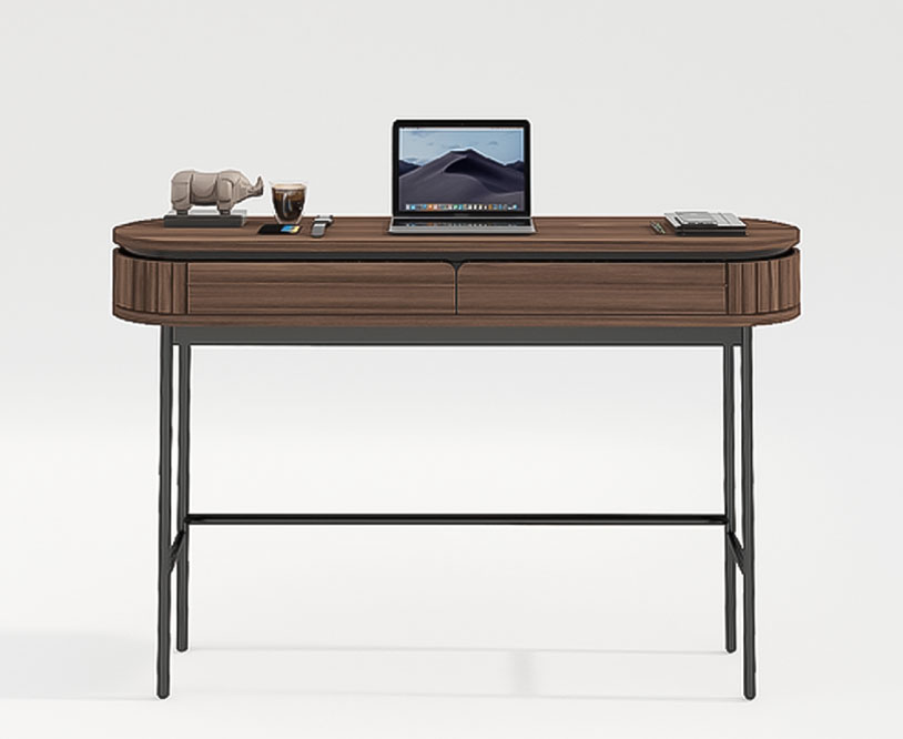 Íróasztal 'Kärra' - Dió/S fekete