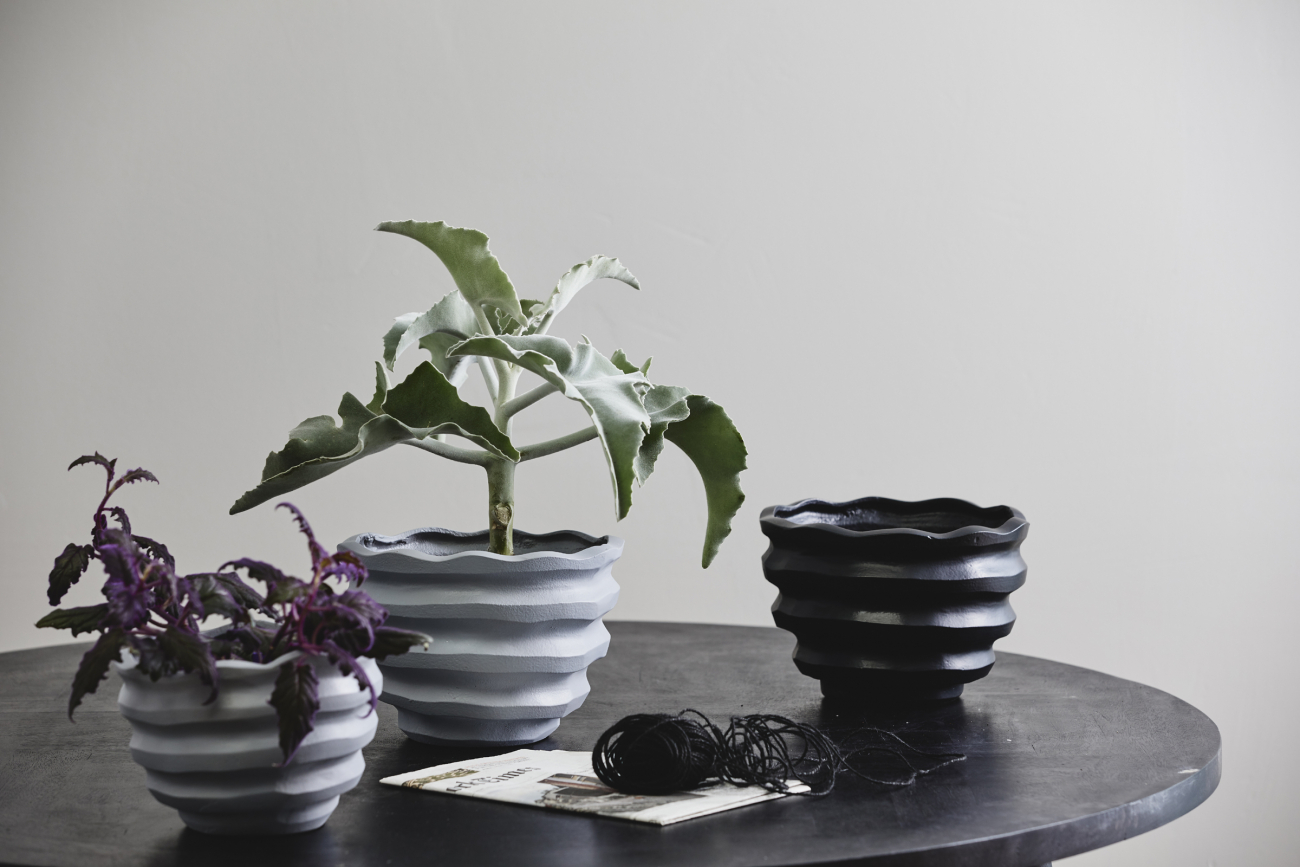 Cserép 'KAWAU' L - Szürke