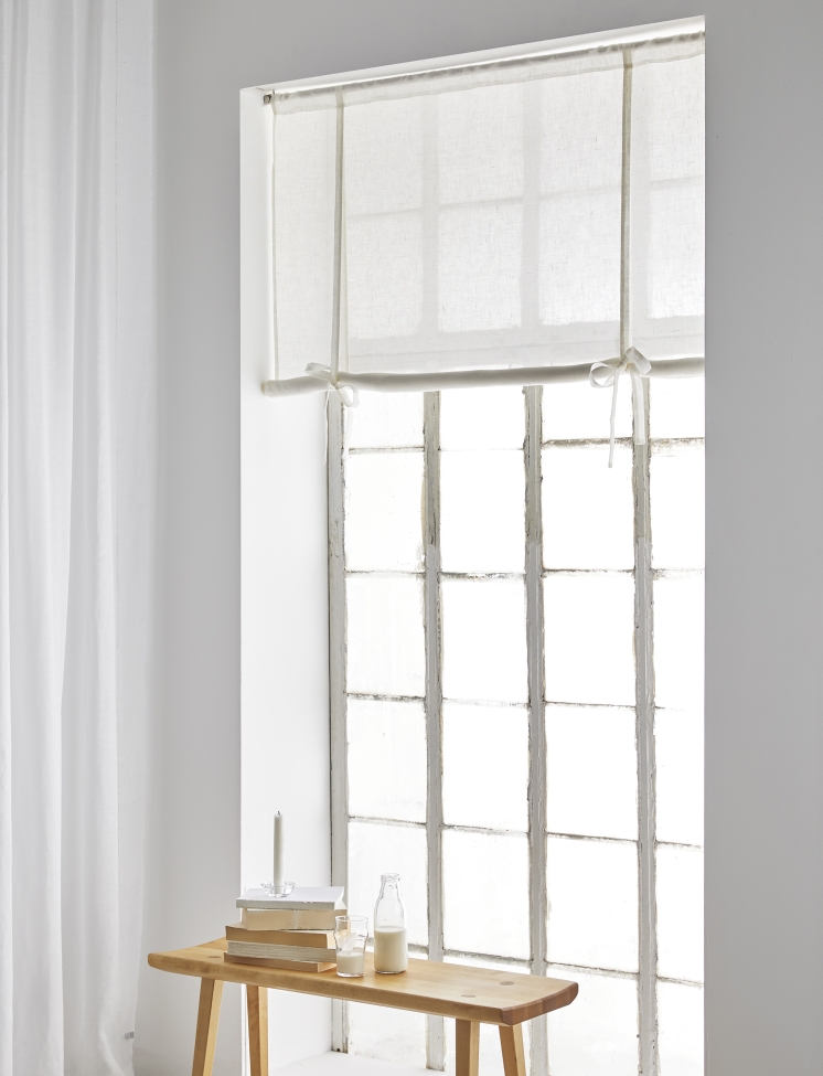 Függöny 'Dalsland' 120x120 - Fehér