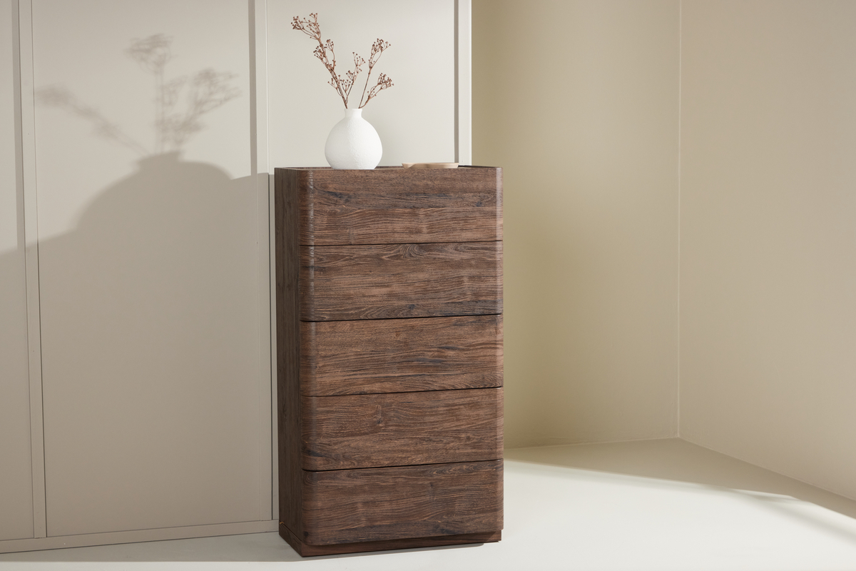 Noble fiókos szekrény 35x55cm - Barna