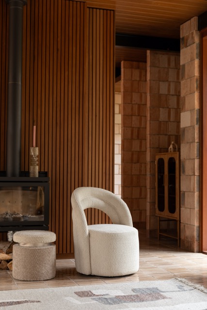 Fotel 'Seina' 66x63 - Bézs