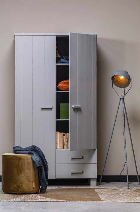 Széfj 'Dennis' fiókokkal - Betongray