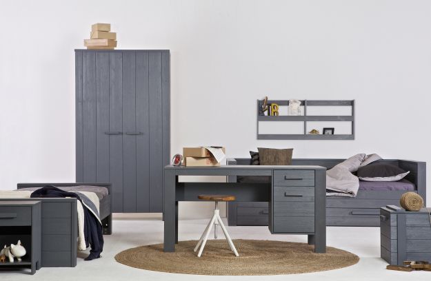 Széfj 'Dennis' - Acélszürke