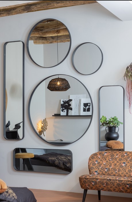 Tükör 'Doutzen' Kerek 80cm