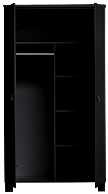 Ties szekrény - Fekete