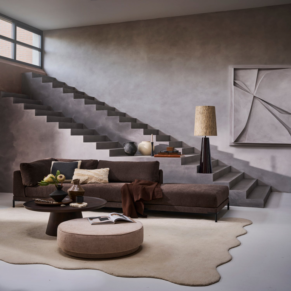 Pearl XL' puff - Bézs