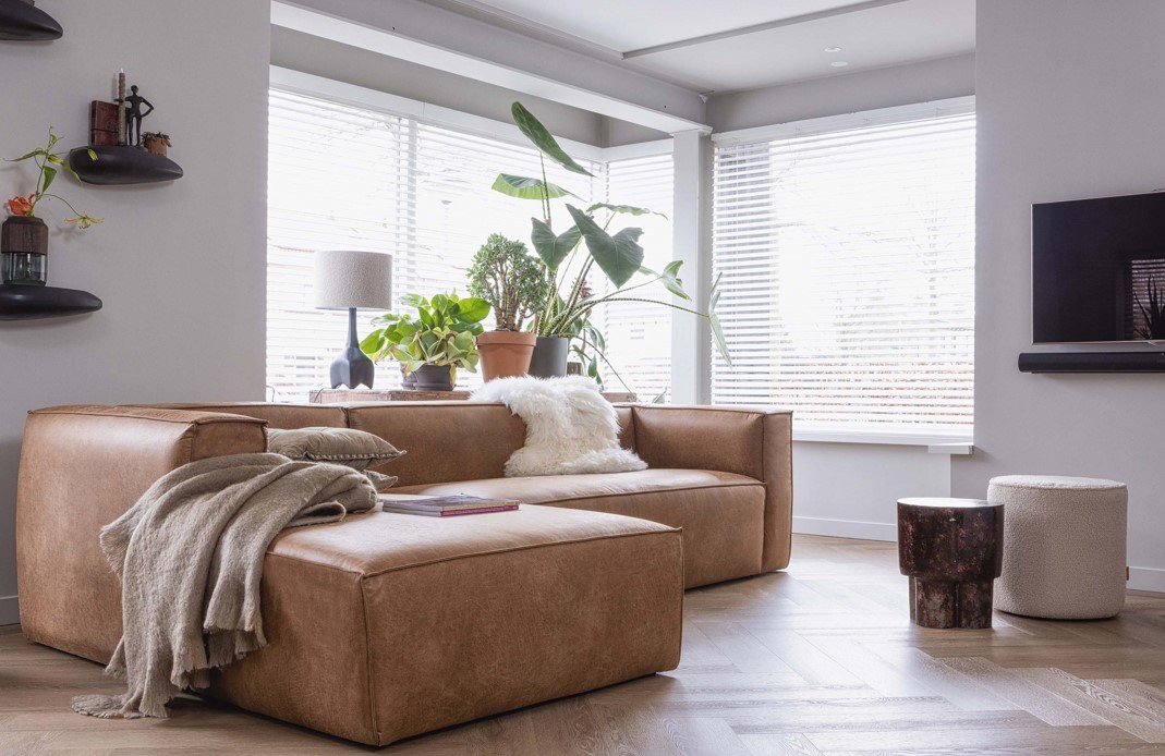 Bean' sarokkanapé - Konyak