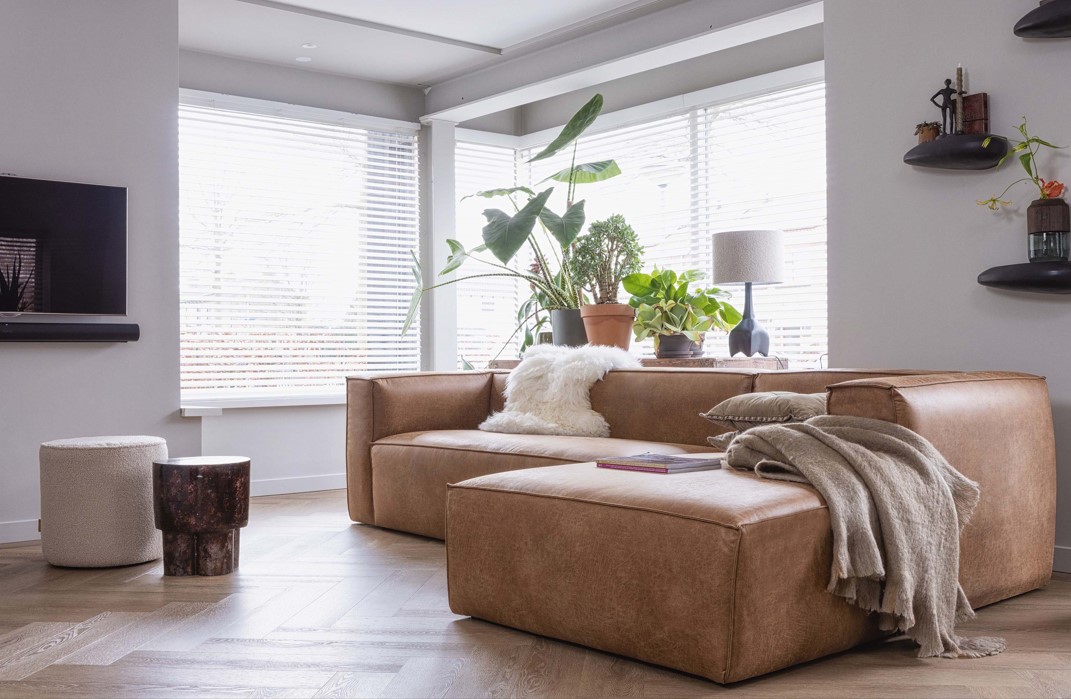 Bean' 4-személyes kanapé - Konyak