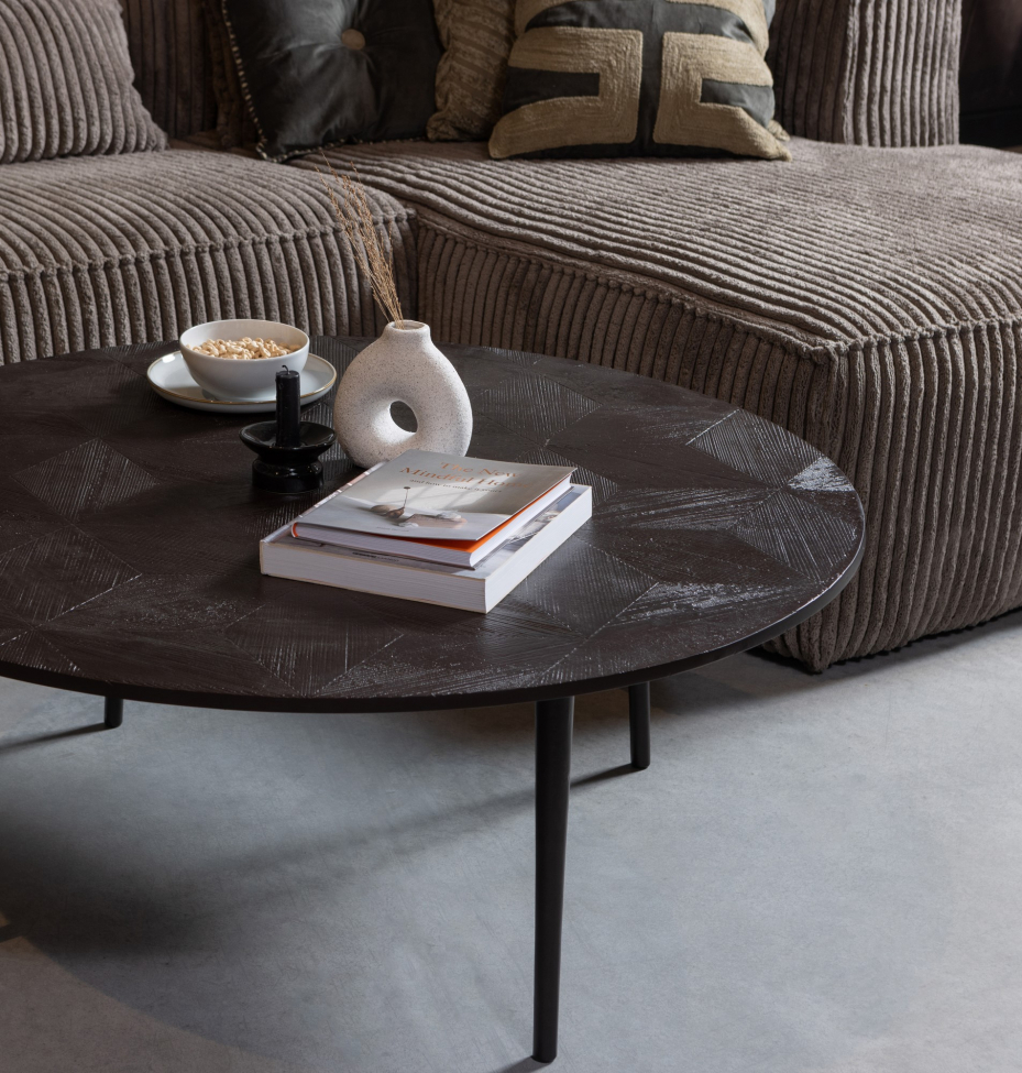 Kanapé 'Bean' 4 személyes - Barna/Manchester