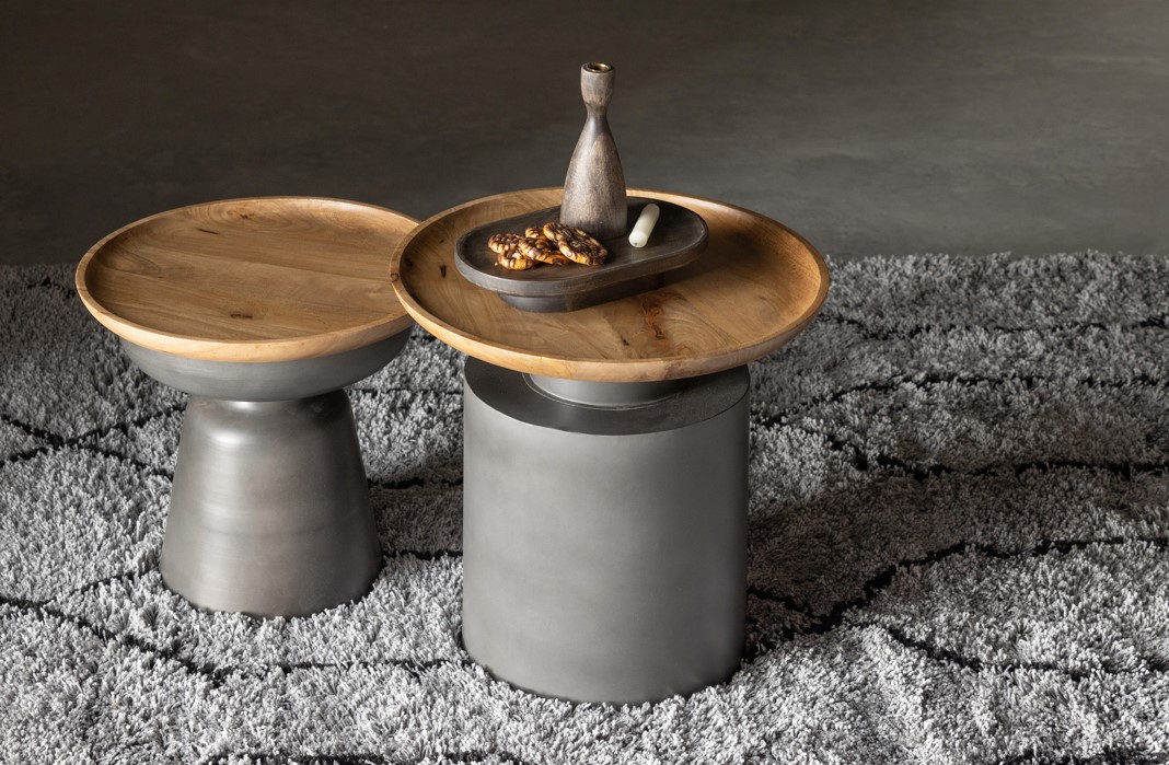 Gyertyatartó 'Rosa' 22cm - Barna