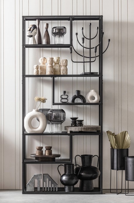 Gyertyatartó 'Rosa' 22cm - Barna