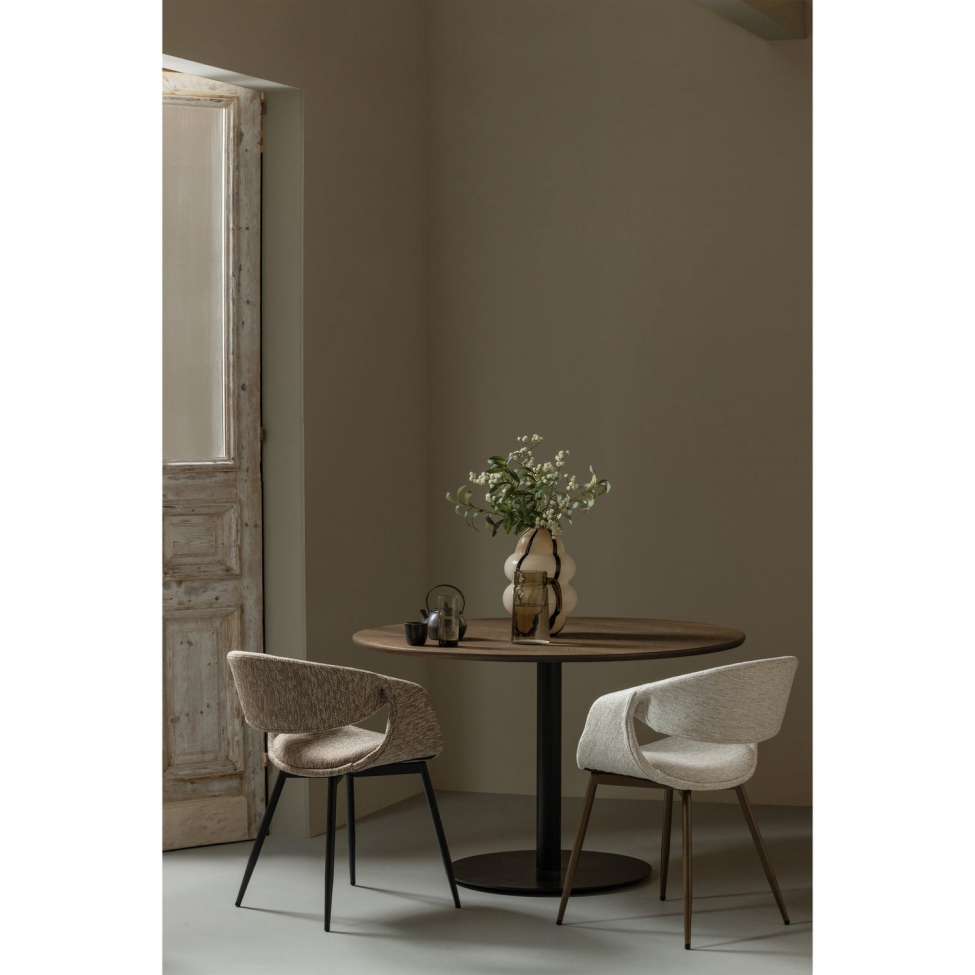 Yossi étkezőszék - Bézs/Fekete