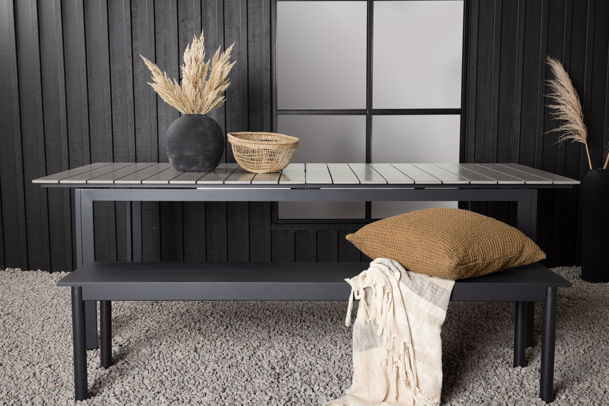 Étkezőasztal 'Laxsjö' 229x100cm - Fekete