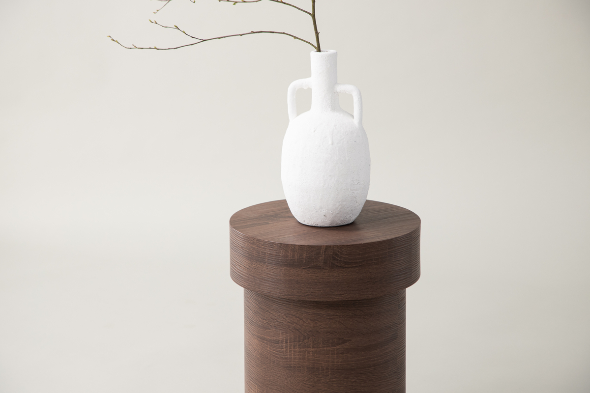 Hordozható asztal 'Mariefred' Kerek 35cm - Barna