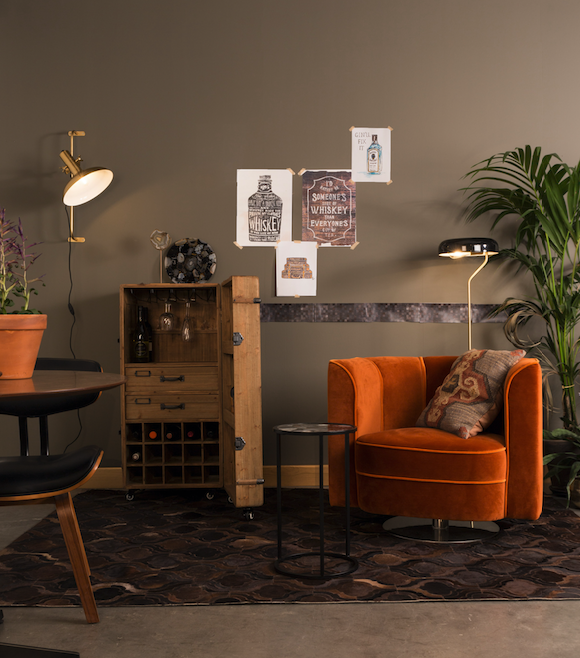 Vintage Szekrény 'Lico' - Természetes