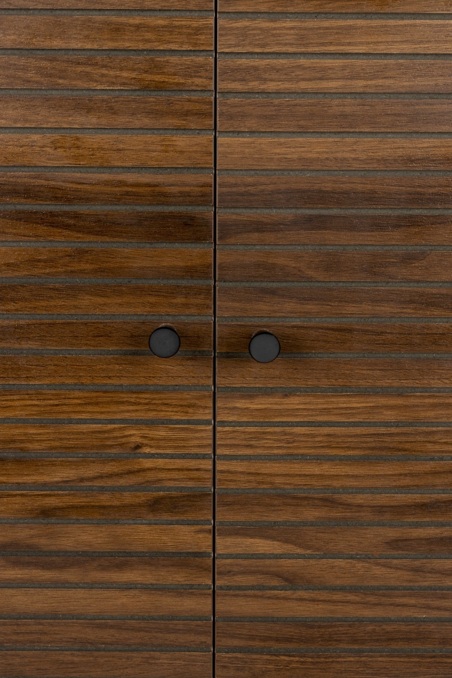 Szekrény 'Stripes' - Barna