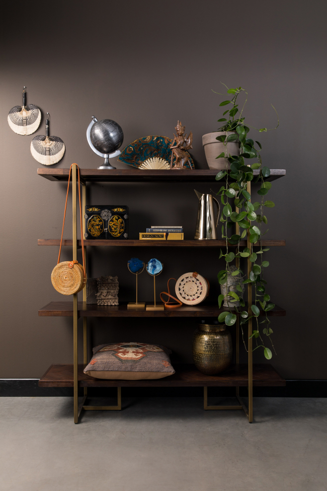 Könyvespolc 'Class' - Barna