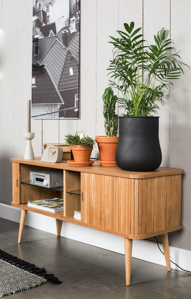 TV-állvány 'Barbier' - Természetes