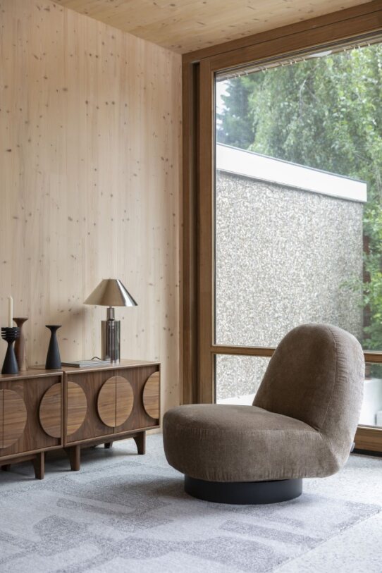 Oldalasztal 'Ribiera' 82cm - Barna