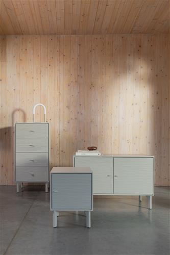 Oldalasztal 'Morning' - Bézs