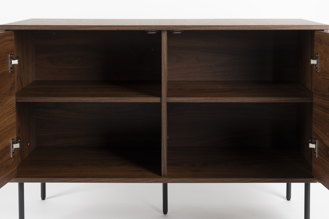 Stripes Low oldaltábla 120x42x50 cm - Barna