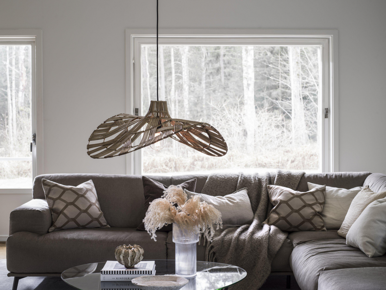 Lámpa 'Wella' 81cm - Természetes