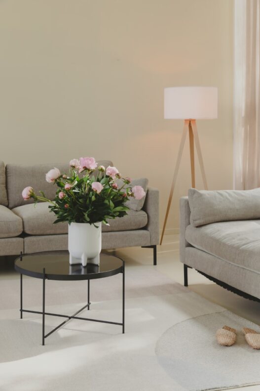 Állólámpa 'Tripod' - Fa/Fekete