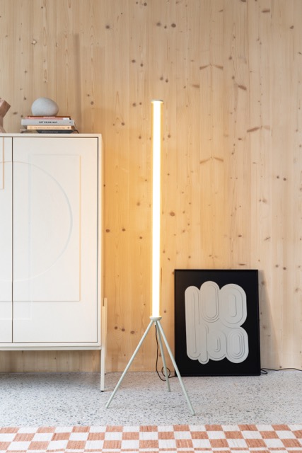 Fényforrás 'Scotty' 51x51 - Bézs