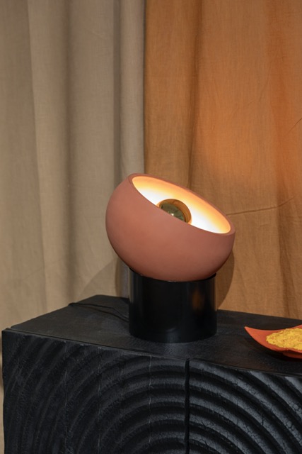 Asztali lámpa 'Zahar' 29x29 - Piros