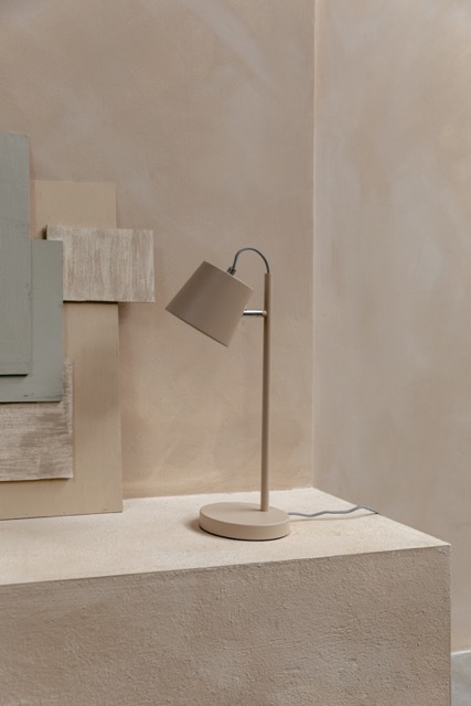 Asztali lámpa 'Buckle' 25x25 - Bézs