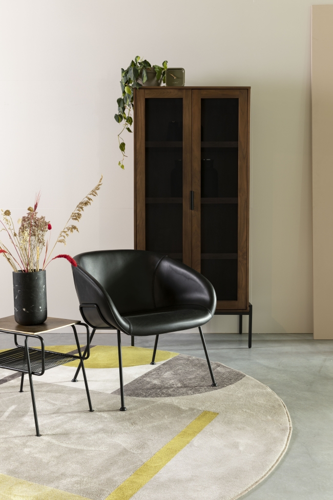 Szőnyeg 'Hilton' 240cm - Szürke/Sárga